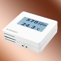 Capteur de C02, température et humidité relative avec communication Modbus
