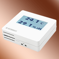Transmetteur de température et humidité relative d'ambiance avec communication Modbus